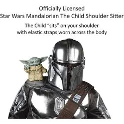 Funidelia Baby Yoda Shoulder Toy - Star Wars -Pirates Sales Store baby yoda shoulder toy star wars 2