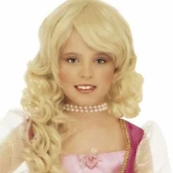 Funidelia Blonde Glamour Wig For A Girl