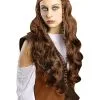 Funidelia Brown Pirate Wig For Women -Pirates Sales Store brown pirate wig for women