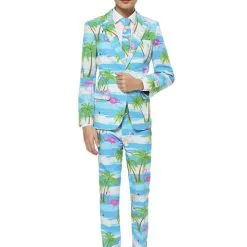 Funidelia Flamingos Suit For Teenagers - Opposuits