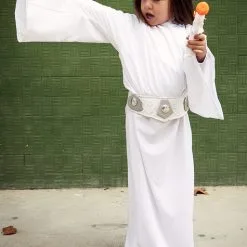 Funidelia Girl's Deluxe Princess Leia Costume -Pirates Sales Store girls deluxe princess leia costume 2