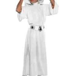 Funidelia Girl's Deluxe Princess Leia Costume