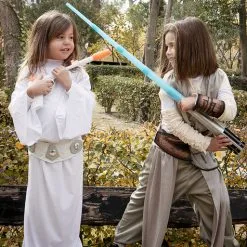 Funidelia Girl's Deluxe Princess Leia Costume -Pirates Sales Store girls deluxe princess leia costume 5