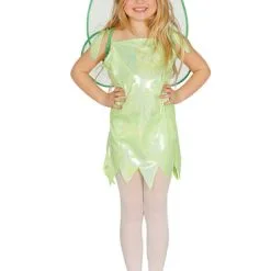 Funidelia Girl's Green Fairy Costume