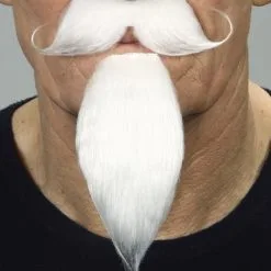 Funidelia Gray Musketeer Moustach And Goatee For Adult