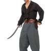Funidelia Grey Pirate Trousers For Men 2 Funidelia Grey Pirate Trousers For Men -Pirates Sales Store grey pirate trousers for men