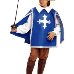 Funidelia Kids Blue Musketeer Costume