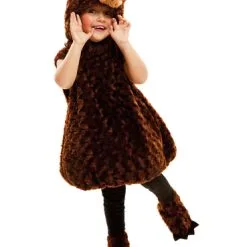 Funidelia Kids's Stuffed Brown Bear Costume