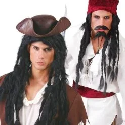 Funidelia Long Black Dreadlocks Wig