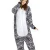 Funidelia Onesie Zebra Costume For Adults -Pirates Sales Store onesie zebra costume
