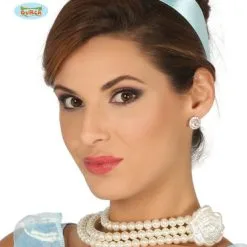 Funidelia Pearl Princess Necklace With Flower
