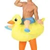 Funidelia Inflatable Carry Me Rubber Ducky Costume For Adults -Pirates Sales Store piggyback rubber duck costume