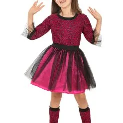 Funidelia Pink Leopard Costume For Girls -Pirates Sales Store pink leopard costume for girls 2