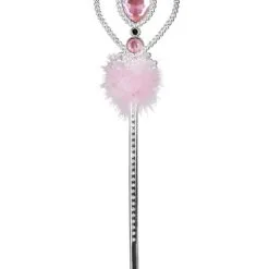 Funidelia Pink Wand With Heart For Girls