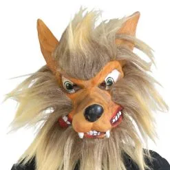 Funidelia Wolf Mask With Fur
