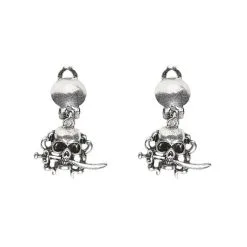 Pirates Sales Store 35 Funidelia Woman's Skull Pirate Earrings