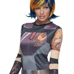 Funidelia Womens Sabine Wren Star Wars Rebels Wig